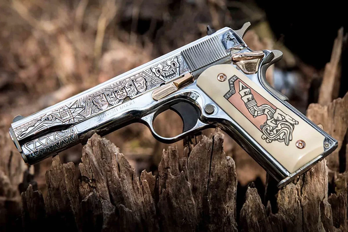 Handgun displayed for sport shooting and responsible firearm ownership. American Firearms Online Shop