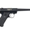 Ruger Mark II semi-automatic pistol displayed against a neutral background, featuring a blued finish, cylindrical receiver, and ergonomic grips. Ruger Mark II For Sale USA